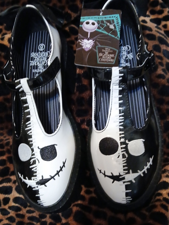 Disney Shoes - Disney The Nightmare Before Christmas Black & White Mary Jane Shoes